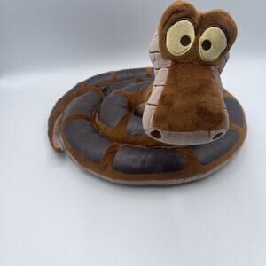 Disney Store Vintage Jungle Book KAA THE SNAKE Plush Toy RARE